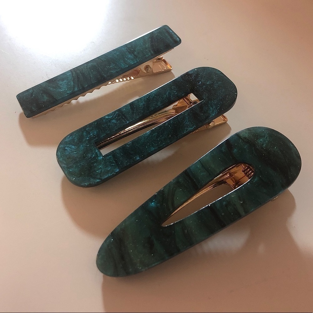 ACRYLIC Hair Clips